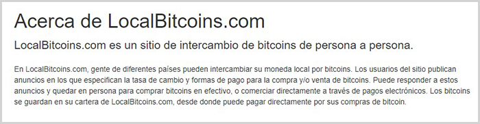 Tutorial en español de que es y como funciona Localbitcoins
