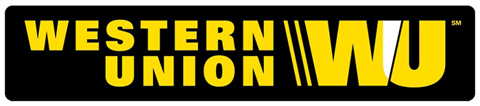 Logo de la compañía que ofrece servicios financieros llamada Western Union