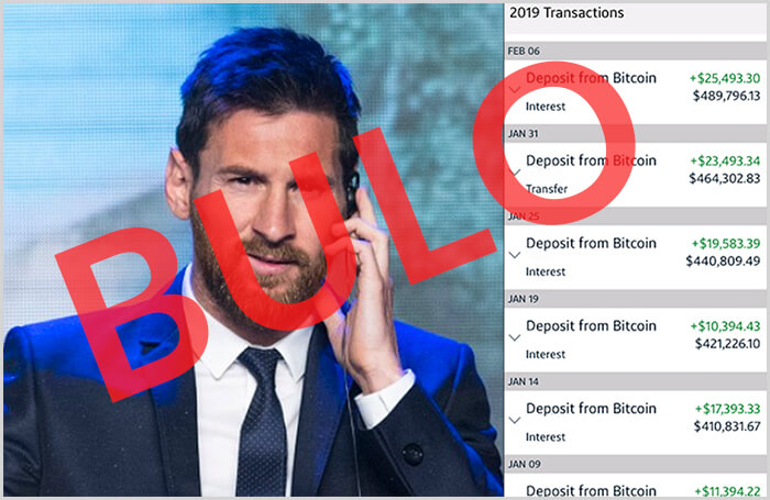 Lionel Messi no deposita su dinero en Bitcoin Code